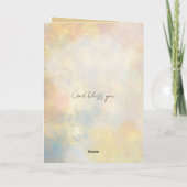Opbeurende Woorden Voor Jou Vouwbare Wenskaart Kaart (Achterkant)