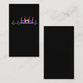 Opblaasbaar kasteel Heartbeat Bouncy Visitekaartje (Voorkant / Achterkant)