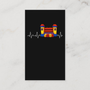 Opblaasbaar kasteel Kinder Bouncy Castle Visitekaartje