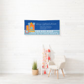Opblaasbaar Kasteel Springhuis Stuitfeest Verhuur Spandoek (Insitu)