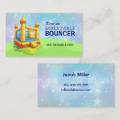 Opblaasbare Bouncer Visitekaartjes (Voorkant / Achterkant)