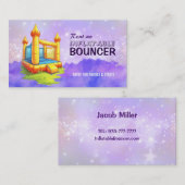 Opblaasbare Bouncer Visitekaartjes (Voorkant / Achterkant)