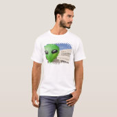 Opblaasbare buitenaardse met Welkom bij Roswell-si T-shirt (Voorkant volledig)