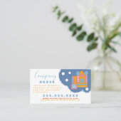 Opblaasbare Castle Jump House Bounce Party Rentals Visitekaartje (Staand voorkant)