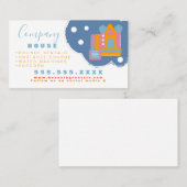 Opblaasbare Castle Jump House Bounce Party Rentals Visitekaartje (Voorkant / Achterkant)