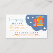 Opblaasbare Castle Jump House Bounce Party Rentals Visitekaartje (Voorkant)