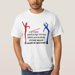 Opblaasbare danser t-shirt