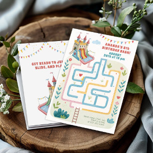 Opblaasbare feestverjaardag kaart