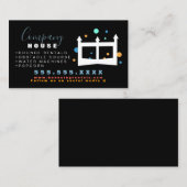 Opblaasbare puinhoop visitekaartje (Voorkant / Achterkant)