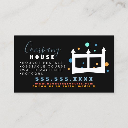 Opblaasbare puinhoop visitekaartje (Voorkant)