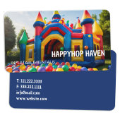 Opblaasbare springhuren visitekaartje