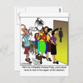 Opblaasbare zakkracht briefkaart (Voorkant / Achterkant)