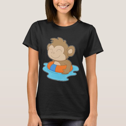 Opblaasbare zwemmayo zomer t-shirt (Voorkant)