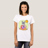 Opblaasbare zwemmuis zomer t-shirt (Voorkant volledig)