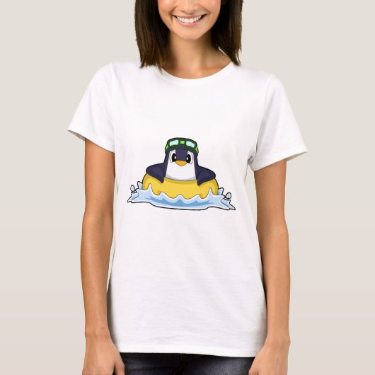 Opblaasbare zwempendel Zomer T-shirt (Voorkant)