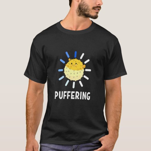 Opblaasbufferende Kogelvis T-shirt (Voorkant)