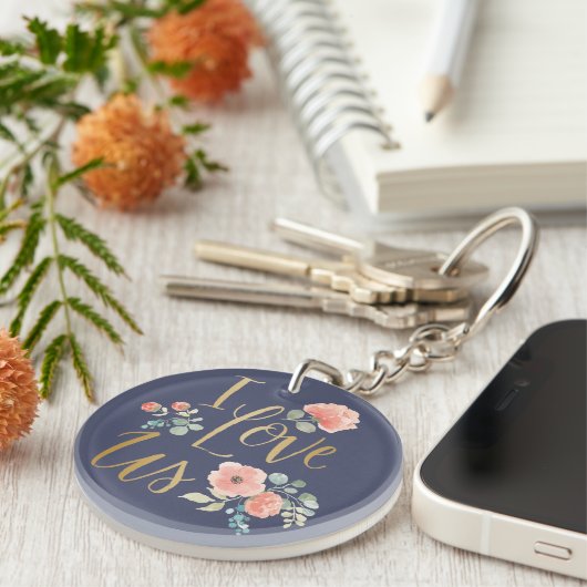 Opblauw opblazen | Ik hou van ons Sleutelhanger (Voorkant Rechts)