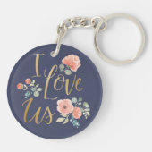 Opblauw opblazen | Ik hou van ons Sleutelhanger (Achterkant)