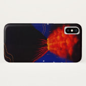 Opblazen van vulkaan en sterren Case-Mate iPhone case (Achterkant (horizontaal))