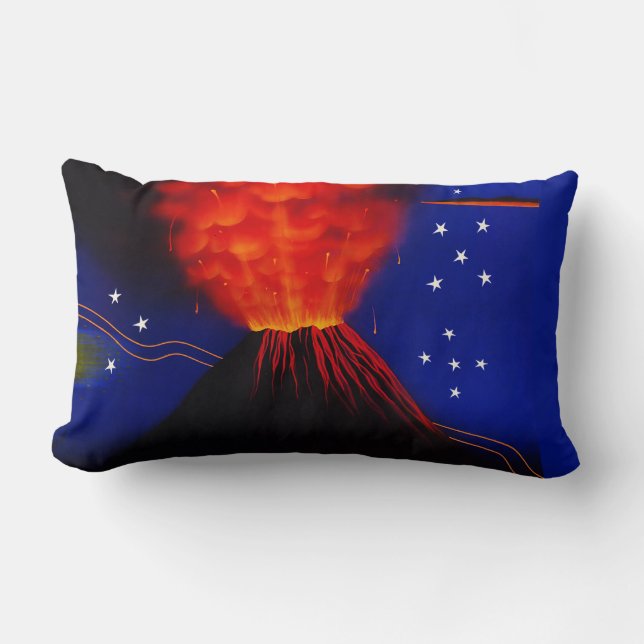 Opblazen van vulkaan en sterren kussen (Voorkant)