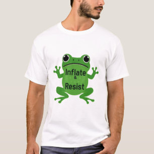 Opblazen & Weerstaan – Minimalistische Kikkermacht T-shirt