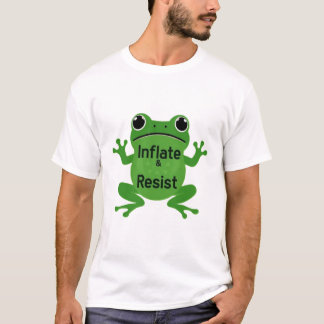 Opblazen & Weerstaan – Minimalistische Kikkermacht T-shirt