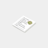 Opbloeiende onafhankelijkheid: checklist voor aanw post-it® notes (Schuin)