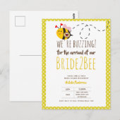 OPBOUW VOOR DE ARRIVAL VAN BRIDE2BEE-Vrijgezellenf Briefkaart (Voorkant / Achterkant)