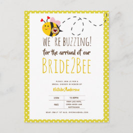 OPBOUW VOOR DE ARRIVAL VAN BRIDE2BEE-Vrijgezellenf Briefkaart