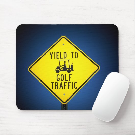 Opbrengst naar Golf Traffic Muismat (Met muis)