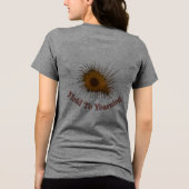 Opbrengst tot Verlangen Tri-Blend Shirt (Achterkant)