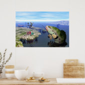 Opbrengst van de Mutant Bass Poster (Keuken)