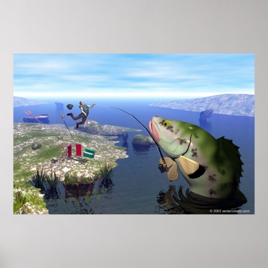 Opbrengst van de Mutant Bass Poster (Voorkant)