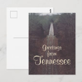 OPBRENGST VAN DE Treinfoto VAN DE TENNESSEE | Pos Briefkaart (Voorkant / Achterkant)