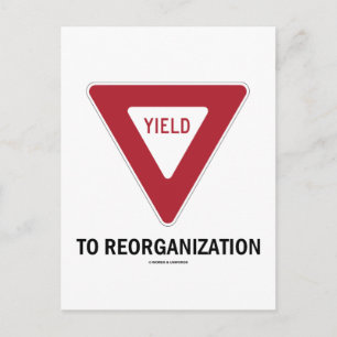 Opbrengst van reorganisatie (Humor van economische Briefkaart