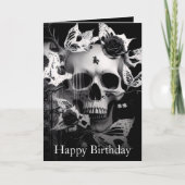 Opbrengstembrace: zwarte en witte grafische schede kaart (Voorkant)