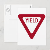 Opbrengstteken Briefkaart (Voorkant / Achterkant)