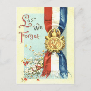 Opdat we niet vergeten Medaille Herdenkingsdag Blo Briefkaart