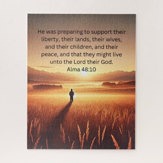 Opdat zij zouden kunnen leven in een Inspirerend p Legpuzzel (Verticaal)