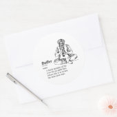 OPDIKSTER RONDE STICKER (Envelop)