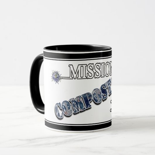 Opdracht: COMPOSTEERBAAR (1) Mok (Voorkant links)