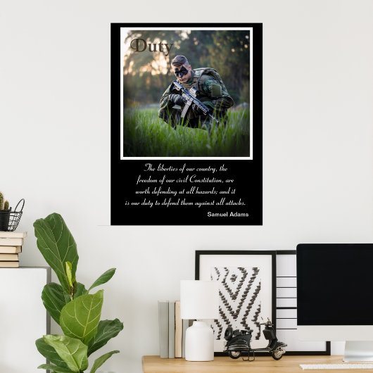 Opdracht: voorbereid op het onbekende poster (Thuiskantoor)