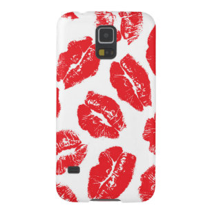 Opdruk Kiss Rode Lippen:  Naadloos Galaxy S5 Hoesje
