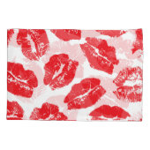 Opdruk Kiss Rode Lippen: Naadloos Kussensloop (Achterkant)