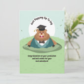 Opduiken om te zeggen Afstuderen Kaart (Staand voorkant)