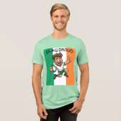 Opduwen Overwinning Ierse Rugby Geest Tri-Blend Shirt (Voorkant volledig)