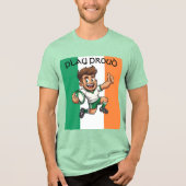 Opduwen Overwinning Ierse Rugby Geest Tri-Blend Shirt (Voorkant)