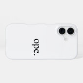 Ope iPhone 16 Hoesje (Achterkant horizontaal)