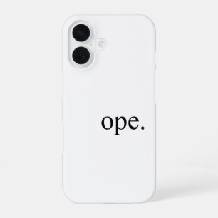 Ope iPhone 16 Hoesje