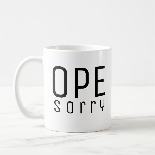 OPE, sorry! Koffiemok (Links)